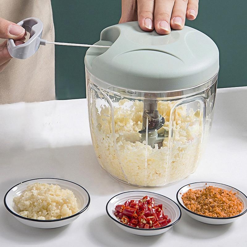 Kitchen Gadgets Under 500 - 1PC 500/900ML Manual Meat Mincer Garlic
