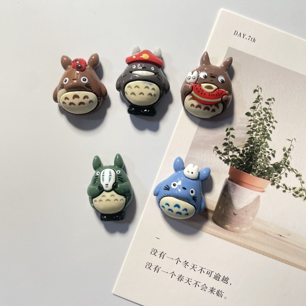 Kitchen Gadgets Website - Totoro Anime Resin Fridge Magnet Cute