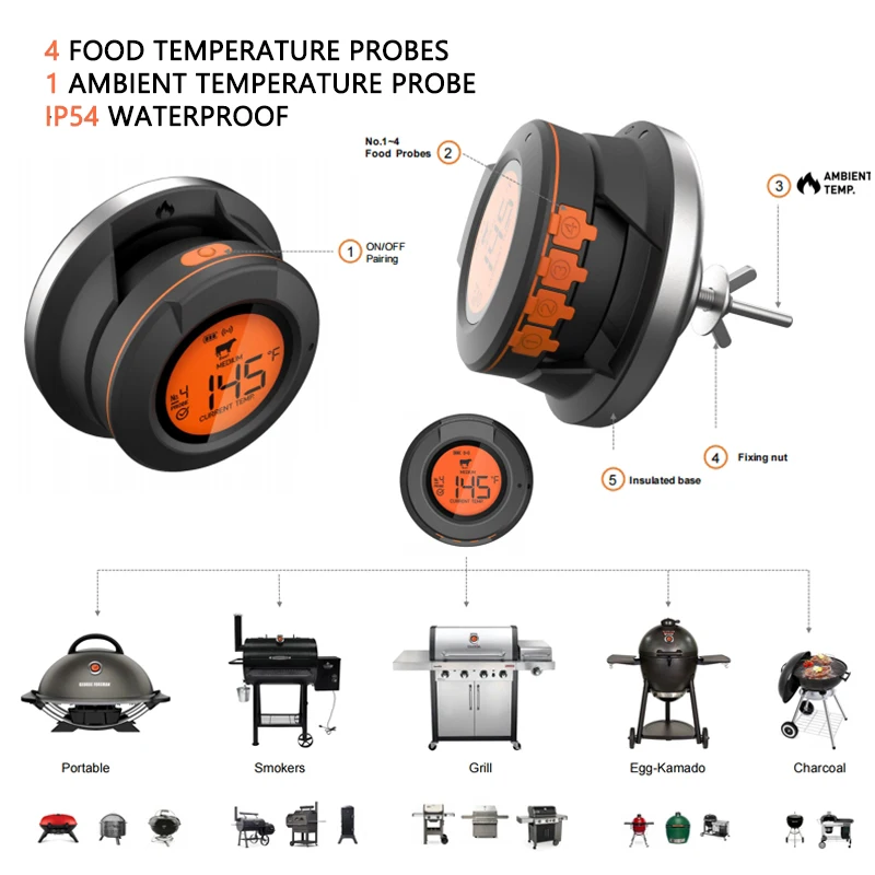 Bluetooth Thermometer Digital  - Kitchen Gadgets Under 500 review and price