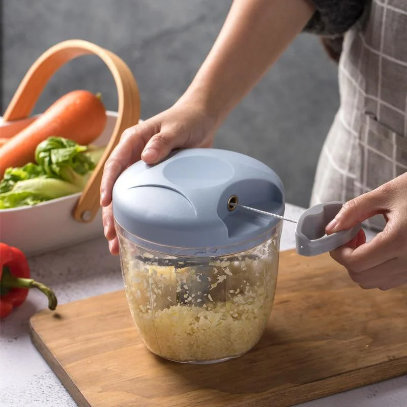 500/900ML Hand Chopper Manual  - Kitchen Gadgets Under 500 review and price
