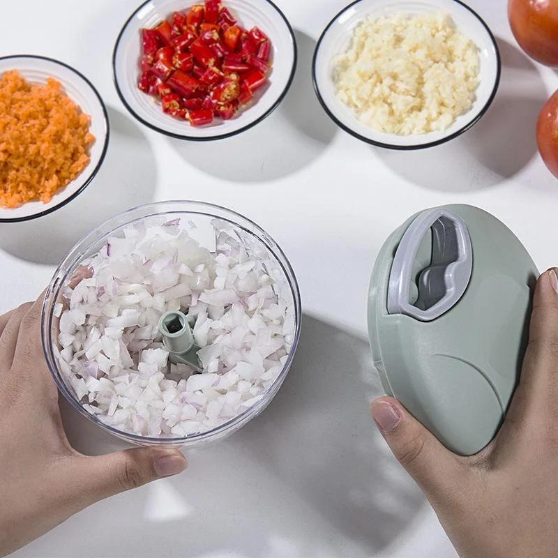 500/900ML Hand Chopper Manual  - Kitchen Gadgets Under 500 review and price