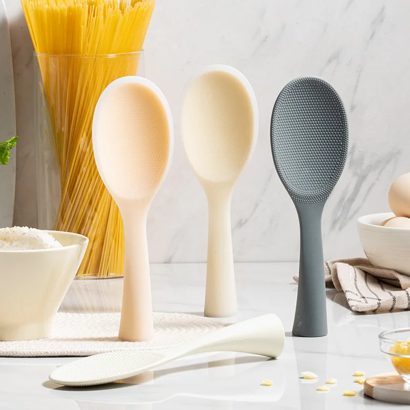1Pcs Silicone Spoon Non-stick  - Kitchen Gadgets On Sale review and price
