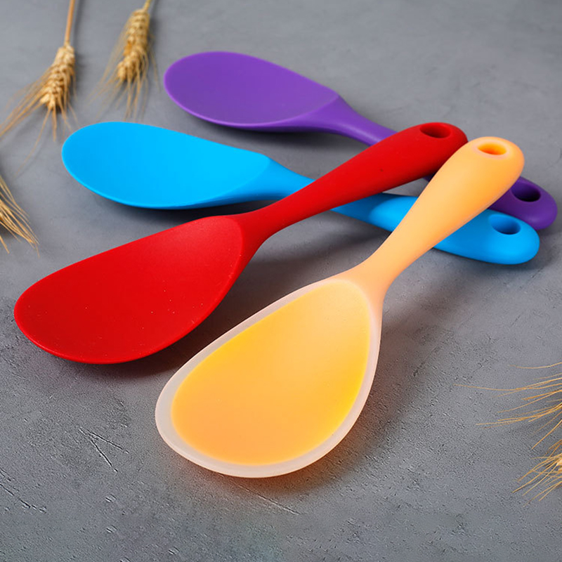 1Pcs Silicone Spoon Non-stick  - Kitchen Gadgets On Sale review and price