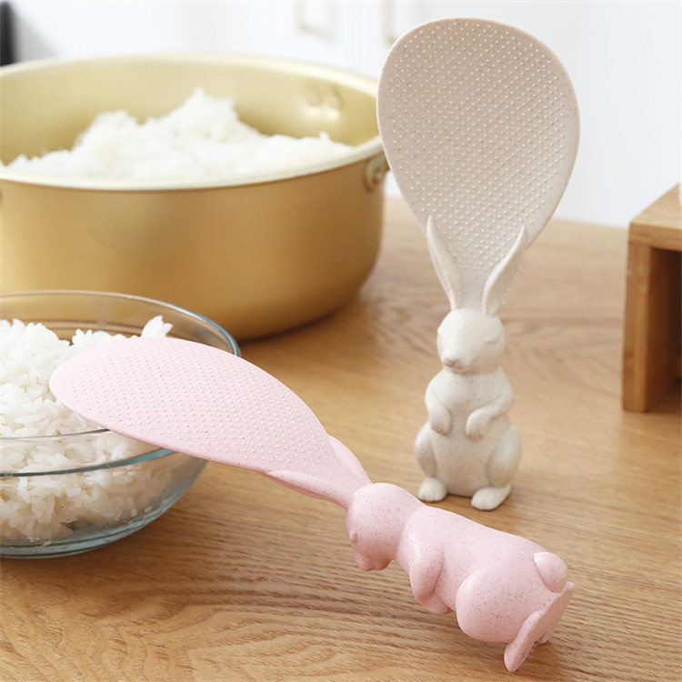 Straw rabbit spoon can stand u - Kitchen Gadgets On Sale review and price