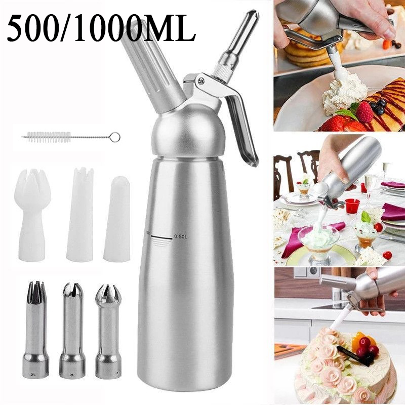 500/1000ml Cream Foam Gun Cake - Kitchen Gadgets Under 500 review and price