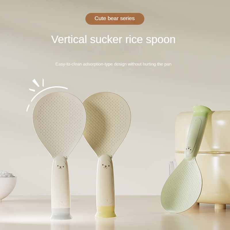 New Suction Cup Rice Spoon Can - Kitchen Gadgets On Sale review and price